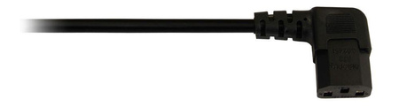 Przewód Schuko<>C13 Pulsar PSD13 2m 3x0.75mm2, wtyczki kątowe