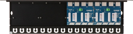 Ogranicznik przepięć 8-kanałowy serii EXT Ewimar PTU-58R-EXT/InPoE/P do sieci LAN z pasywnym iniektorem PoE w module RACK