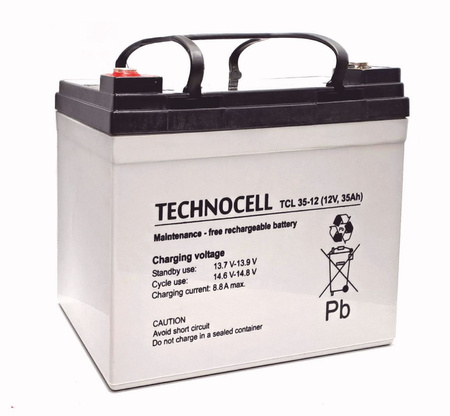 Akumulator Technocell TCL 35-12 (12V 35Ah)