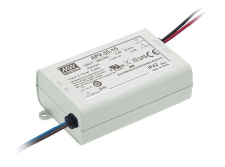 Zasilacz LED Mean Well APV-35-12 12VDC 3A 36W IP42