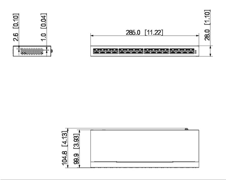 Switch 16 portowy gigabitowy Dahua SG1016P 16xPoE
