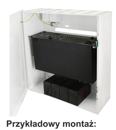 Obudowa RACK 19" 3U 545x541 Pulsar AWO532W pionowa biała, złożona