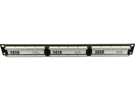 Patchpanel Q-LANTEC PK-U6-1 wyposażony 24xU/UTP Cat 6 1U 19”