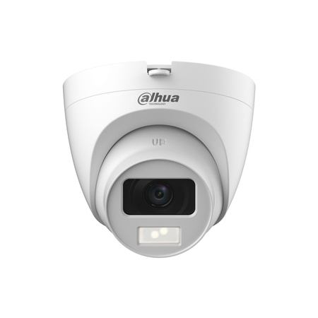 Kamera zewnętrzna do monitoringu HDCVI Dahua HAC-HDW1200CLQ-IL-A-0280B-S6 2Mpx kopułkowa/eyeball stałoogniskowa 2,8mm IR/LED 20m