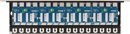 Ogranicznik przepięć 16-kanałowy serii ECO Ewimar PTU-516R-ECO/InPoE/P do sieci LAN z pasywnym iniektorem PoE w module RACK