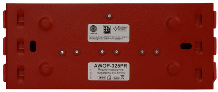 Puszka instalacyjna Pulsar AWOP-325PR rozgałęźna 3×2,5mm2