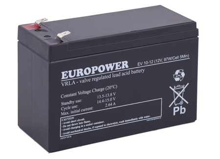 Akumulator Europower EV 10-12 (12V 8,8Ah)