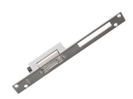 Elektrozaczep Scot ES-S24DC-RS PROFI 24V rewersyjny z sygnalizacją i płaskownikiem 250mm