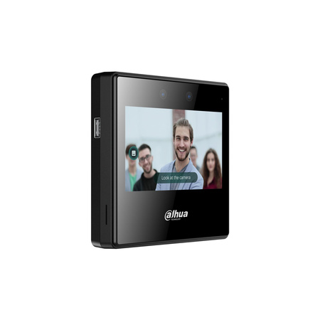 Rejestrator czasu pracy Dahua ASA3223A-W rozpoznanie twarzy / kod 4,3" dotykowy LCD 480x272px, 2xkamera 2Mpx, IR/LED