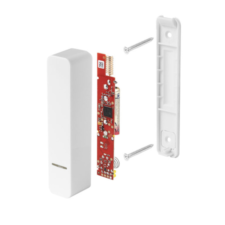 Czujka magnetyczna/sejsmiczna GENEVO EVODOOR NX SHOX WH biała, system EvoLiNK