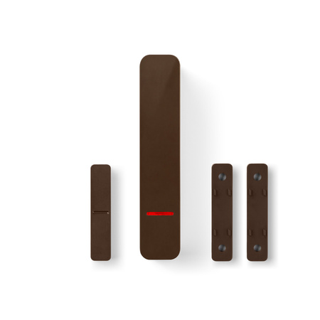 Czujka magnetyczna/sejsmiczna GENEVO EVODOOR NX SHOX BR brązowa, system EvoLiNK