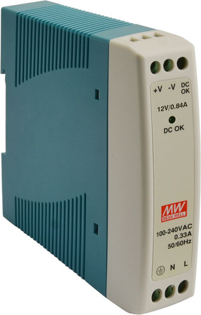 Zasilacz na szynę DIN Mean Well MDR-10-12 12VDC 0,84A 10W
