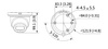 Kamera zewnętrzna do monitoringu IP Dahua IPC-HDW3249TM-AS-LED-0280B 2Mpx kopułkowa/eyeball stałoogniskowa 2,8mm LED 30m