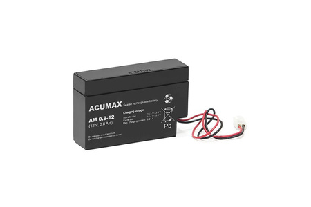Akumulator Acumax AM 0,8-12 (12V 0,8Ah)