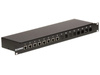 Ogranicznik przepięć 8-kanałowy serii PRO Ewimar PTF-58R-PRO/InPoE/A do sieci LAN z aktywnym iniektorem PoE w module RACK