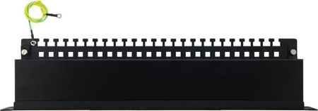 Patchpanel Pulsar RP-F24V5 niewyposażony 24xF/FTP Cat5e 1U 19”