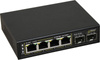 Switch 4 portowy gigabitowy Pulsar SFG64 4xPoE + 2xUplink SFP