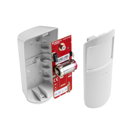 Czujka ruchu PIR GENEVO EVOPIR NX WH biała system EvoLiNK, soczewka Fresnela, 12m