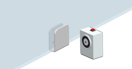 Uchwyt trzymacza drzwiowego do drzwi szklanych Scot BK-DH1