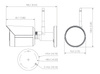 Kamera zewnętrzna do monitoringu IP Dahua IPC-HFW1230DS-SAW-0280B 2Mpx bullet stałoogniskowa 2,8mm IR 30m WiFi