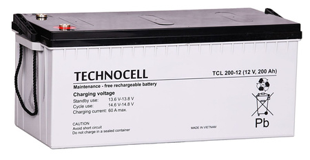 Akumulator Technocell TCL 200-12 (12V 200Ah)
