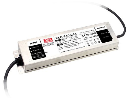 Zasilacz LED Mean Well ELG-240-24A 24VDC 10A 240W IP65/IP67