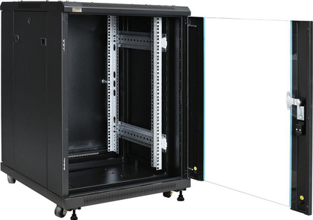 Szafa RACK 19” 15U 600x600 Pulsar ZRS1566 stojąca złożona
