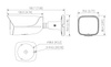 Kamera zewnętrzna do monitoringu IP Dahua IPC-HFW3541E-AS-0280B-S2 5Mpx bullet stałoogniskowa 2,8mm IR 50m port micro SD