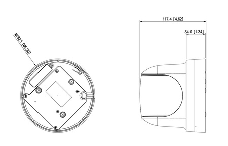 Kamera wewnętrzna do monitoringu IP Dahua SD29204DB-GNY-W 2Mpx obrotowa zmiennoogniskowa 2,8-12mm, IR 50m, port microSD, WiFi