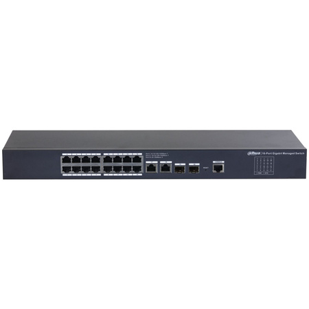Switch 18 portowy gigabitowy zarządzalny Dahua SG4020 18x10/100/1000 + 2x Uplink SFP