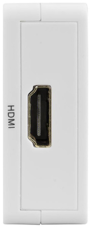 Konwerter sygnału HDMI>VGA Pulsar HDMI-VGA ze spliterem audio – gniazdo Jack 3,5