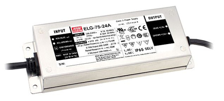 Zasilacz LED Mean Well ELG-75-24DA-3Y 24VDC 3,15A 75,6W IP67