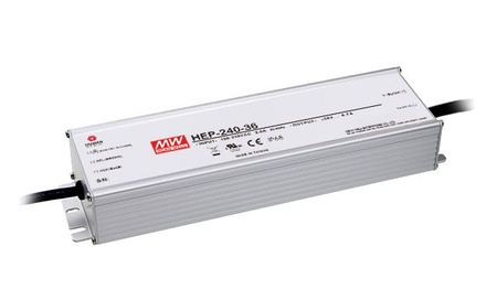 Zasilacz LED Mean Well HEP-240-12A 12VDC 16A 192W IP65