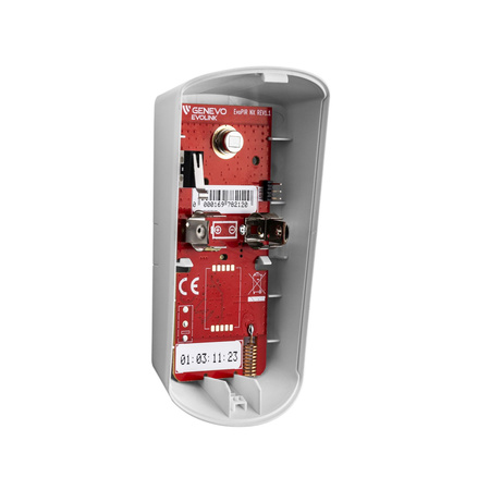 Czujka ruchu PIR GENEVO EVOPIR NX WH biała system EvoLiNK, soczewka Fresnela, 12m