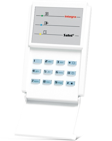 Terminal kontroli dostępu Satel INT-SZ-BL typ I z klawiaturą, niebieskie podświetlenie