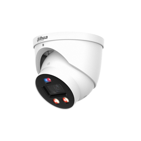 Zestaw: 4x Kamera zewnętrzna do monitoringu IP Dahua IPC-HDW3649H-AS-PV-0280B-PRO 6Mpx kopułkowa/eyeball stałoogniskowa 2,8mm, IR/LED 30m port microSD + karta 100zł