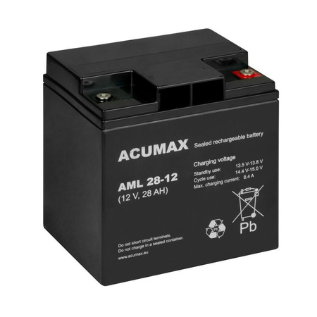Akumulator Acumax AML 28-12 (12V 28Ah)