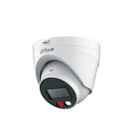 Kamera zewnętrzna do monitoringu IP Dahua IPC-HDW1239V-A-IL-0280B 2Mpx kopułkowa/eyeball stałoogniskowa 2,8mm, IR/LED 30m