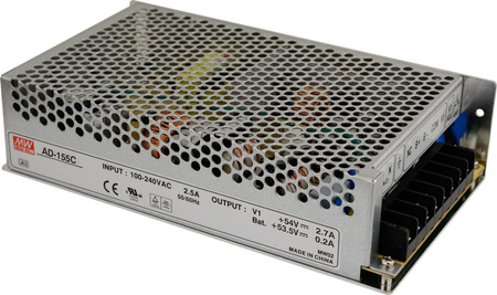 Zasilacz buforowy do obudowy Mean Well AD-155C 54VDC 2,7A 156,5W