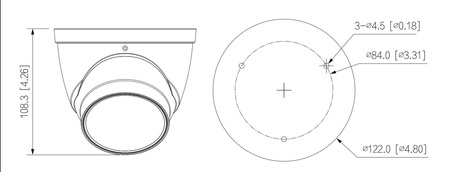 Zestaw: 6x Kamera zewnętrzna do monitoringu IP Dahua IPC-HDW2441T-ZS-27135 4Mpx kopułkowa/eyeball zmiennoogniskowa 2,7-13,5mm IR 40m, port microSD + karta 200zł