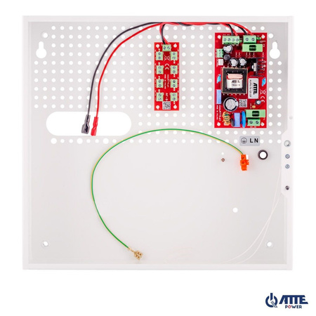 Moduł dystrybucji zasilania Atte AF-P8-00-OF moduł 8 linii wyjściowych z bezpiecznikami