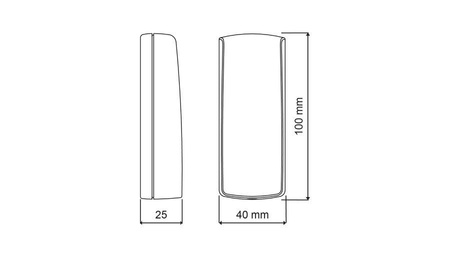 Terminal kontroli dostępu zewnętrzny Roger PRT62LT z czytnikiem kart Unique 125kHz (EM) (standard: RACS 4 i Wiegand)
