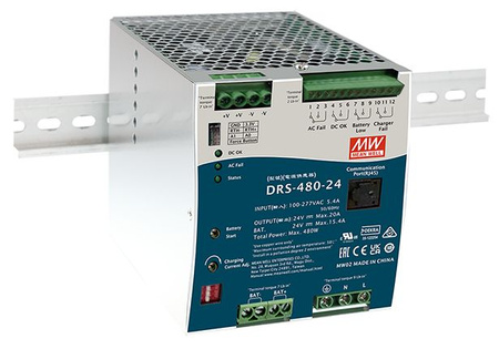 Zasilacz buforowy na szynę DIN Mean Well DRS-480-24 24VDC 20A 480W