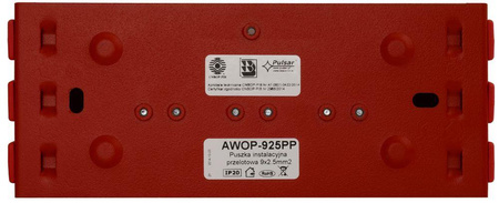 Puszka instalacyjna Pulsar AWOP-925PP przelotowa 9×2,5mm2
