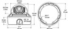 Kamera wewnętrzna do monitoringu IP Ganz Security ZN8-D4NVF56L 2Mpx kopułkowa zmiennoogniskowa 2,8-12mm IR 20m