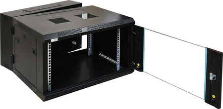 Szafa RACK 19” 6U Pulsar RWD666 wisząca złożona podwójna 600x600
