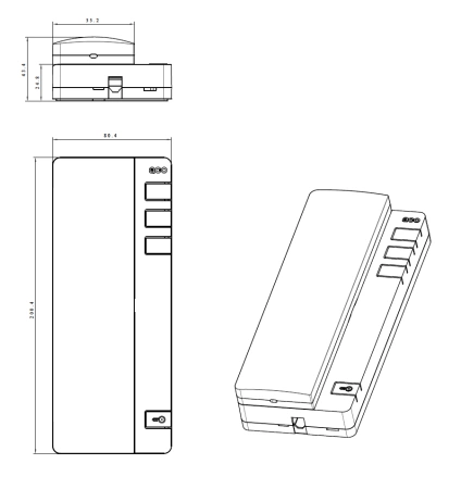 Unifon ACO UP910 z magnetycznym odkładaniem słuchawki biały, 3 stopniowa regulacja głośności dzwonienia