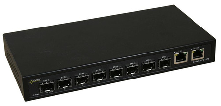 Switch 8 portowy gigabitowy optyczny Pulsar SFG10F8 8xSFP + 2xRJ45