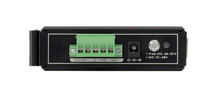 Switch 4 portowy Pulsar ISFE64 4xPoE + 2xUplink SFP bez zasilacza, mocowanie na szynę DIN