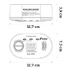 Czujnik tlenku węgla - czadu Kidde K5DCO 85dB z wyświetlaczem, PN EN 50291-1:2018 i AC:2021, 2xAA, 7 lat gwarancji